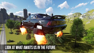 Poster Flying Car Driving Zone