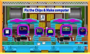 Computer Assembling Factory: Builder & Fix It Game 스크린샷 1