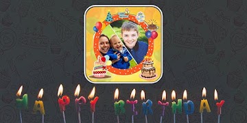 Moldura De Fotos De Aniversário imagem de tela 3