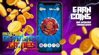 برنامه‌نما Beyblade games mega pack simulator عکس از صفحه