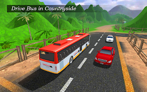 Hill Bus Driving Simulator 3D screenshot 5