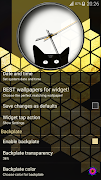 Cat Clock Widget capture d'écran 5