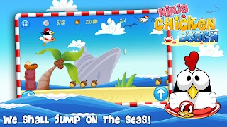 Ninja Chicken Beach screenshot 2