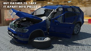 X5 BMW CRASH CAR 3D Ekran Görüntüsü 4