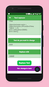 Text Replacer Tool capture d'écran 1
