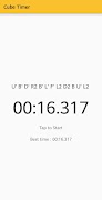 Rubik Cube Timer اسکرین شاٹ 2