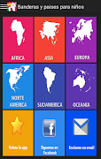 پوستر Banderas y países para niños