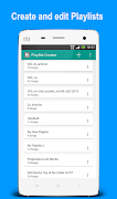 2 Schermata Playlist Creator