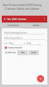 R - bot SMS Cleaner syot layar 2