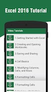 Learn Excel 2016 screenshot 4