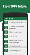 Learn Excel 2016 স্ক্রিনশট 4