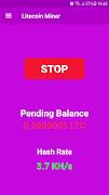 Litecoin Miner - Free LTC Mining 스크린샷 1