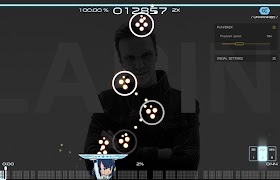 برنامه‌نما osu! عکس از صفحه