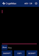 Encrypt text with CryptMax poster