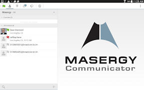 7 Schermata Masergy Communicator Tablet