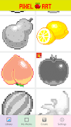 Fruit Color By Number: Pixel Art Fruit imagem de tela 4