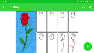 Easy Draw Flower Tutorial Ekran Görüntüsü 3