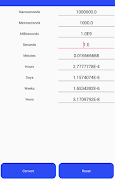 برنامه‌نما Time Converter عکس از صفحه