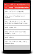 Airline Pilot Interview Question captura de pantalla 1