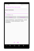 Text Repeater : Repeated Text Generator ภาพหน้าจอ 1