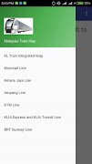 Malaysia Train Map syot layar 1