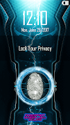 Fingerprint Screen Lock Simulator اسکرین شاٹ 5