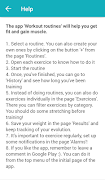 Workout routines স্ক্রিনশট 7