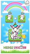Merge Unicorn - Kawaii Idle Evolution Clicker Game постер