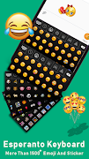 Esperanto Keyboard 2019, Typing keypad with Emoji ภาพหน้าจอ 6