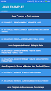 JAVA EXAMPLES স্ক্রিনশট 3