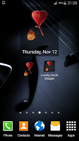 Lovely Clock Widget Ekran Görüntüsü 1