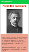 About Albert Einstein पोस्टर