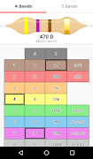 ResistoTab Resistor Color Code 스크린샷 1
