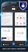 India Unblock Proxy Browser - VPN Private Browser 海报