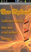 Neon Keyboard 3d screenshot 2
