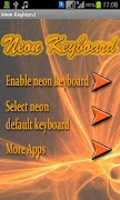 Neon Keyboard 3d screenshot 2