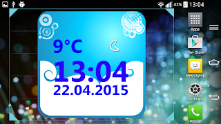 Cuaca Dunia Widget Jam screenshot 6