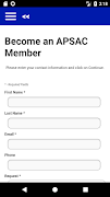 برنامه‌نما APSAC Mobile App عکس از صفحه