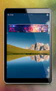 Fireworks Weather Clock Widget اسکرین شاٹ 4