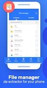 برنامه‌نما Zip app: Zip Tool, Unzip Files عکس از صفحه