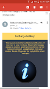 Battery Status Email Notification screenshot 3