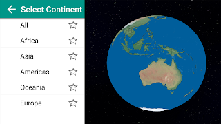 برنامه‌نما Geography Brain Trainer عکس از صفحه
