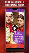 1 Schermata FullScreen Bengali Video Status Maker - 30 Sec