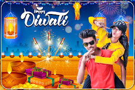Diwali Photo Editor Frame syot layar 4