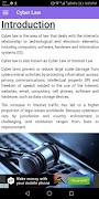 Cyber Law App - Offline guide for students स्क्रीनशॉट 2