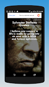 Sylvester Stallone Quotes Plakat