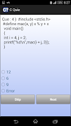 C Quiz screenshot 7