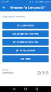 برنامه‌نما Ringtones for Samsung S5™ عکس از صفحه