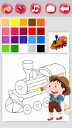 火車著色 截圖 2