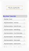 Learn Big Data Tutorials capture d'écran 2